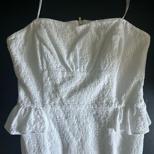 Lilly Pulitzer white grad dress!